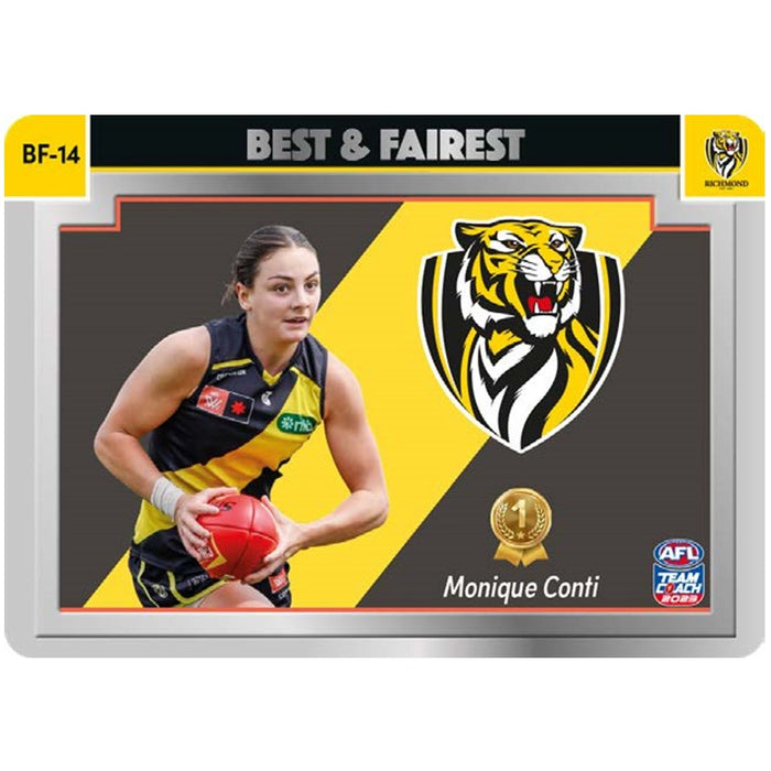 2023 Teamcoach AFLW - Best & Fairest Cards - Cards BF-01 to BF-18 - Pick Your Card