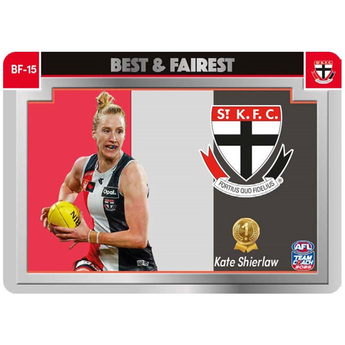 2023 Teamcoach AFLW - Best & Fairest Cards - Cards BF-01 to BF-18 - Pick Your Card