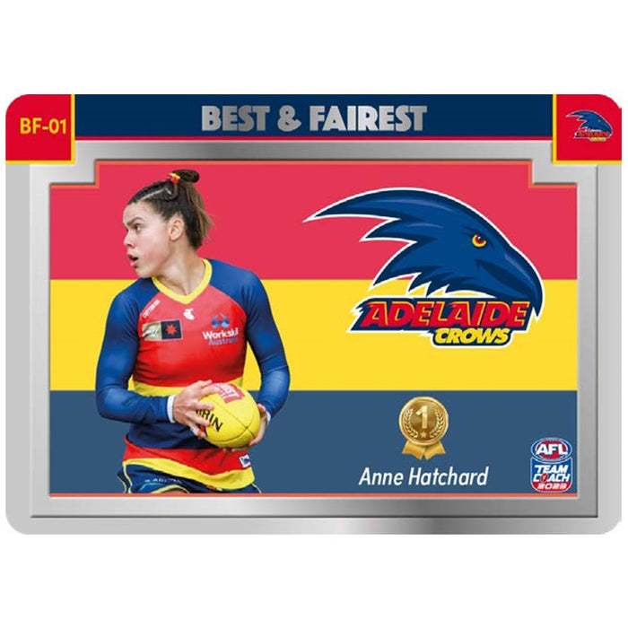 2023 Teamcoach AFLW - Best & Fairest Cards - Cards BF-01 to BF-18 - Pick Your Card