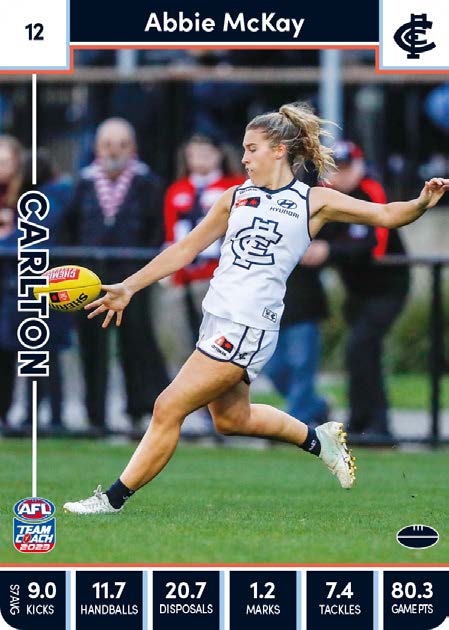 2023 Teamcoach AFLW Common Cards -  Cards 1 to 90 - Pick Your Card