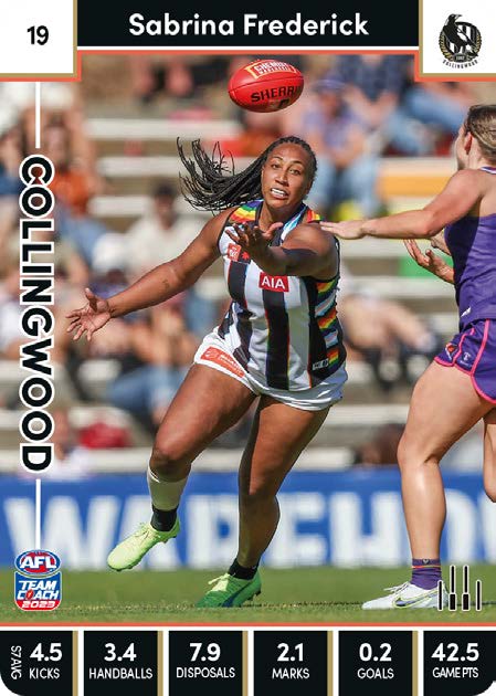 2023 Teamcoach AFLW Common Cards -  Cards 1 to 90 - Pick Your Card