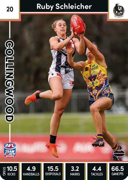 2023 Teamcoach AFLW Common Cards -  Cards 1 to 90 - Pick Your Card