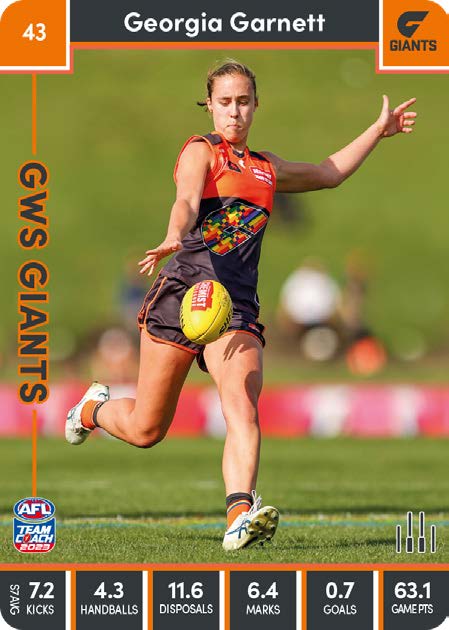 2023 Teamcoach AFLW Common Cards -  Cards 1 to 90 - Pick Your Card