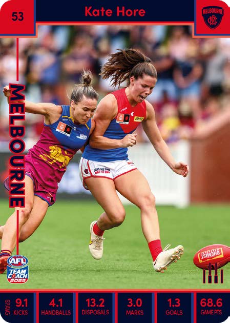 2023 Teamcoach AFLW Common Cards -  Cards 1 to 90 - Pick Your Card