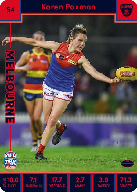 2023 Teamcoach AFLW Common Cards -  Cards 1 to 90 - Pick Your Card