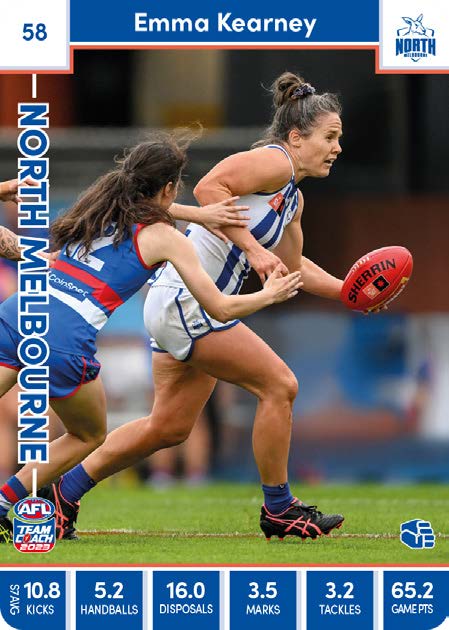 2023 Teamcoach AFLW Common Cards -  Cards 1 to 90 - Pick Your Card