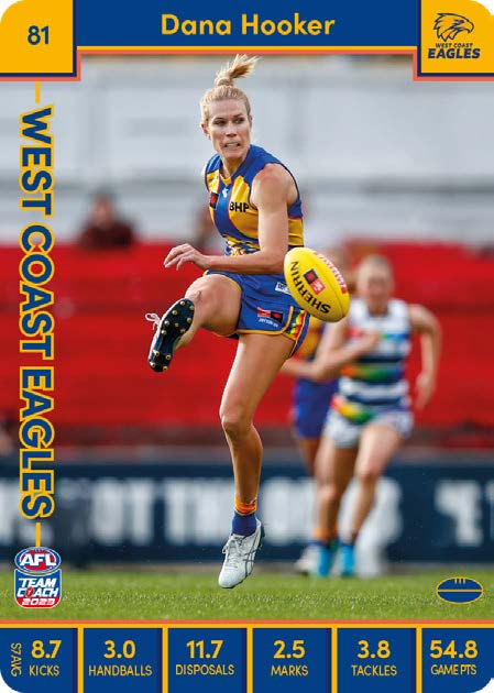 2023 Teamcoach AFLW Common Cards -  Cards 1 to 90 - Pick Your Card