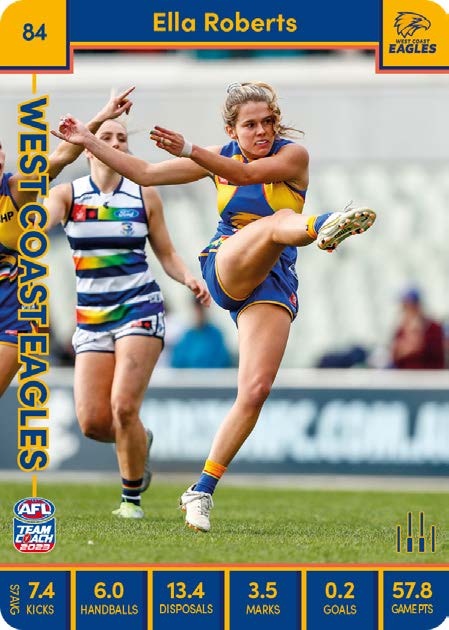 2023 Teamcoach AFLW Common Cards -  Cards 1 to 90 - Pick Your Card