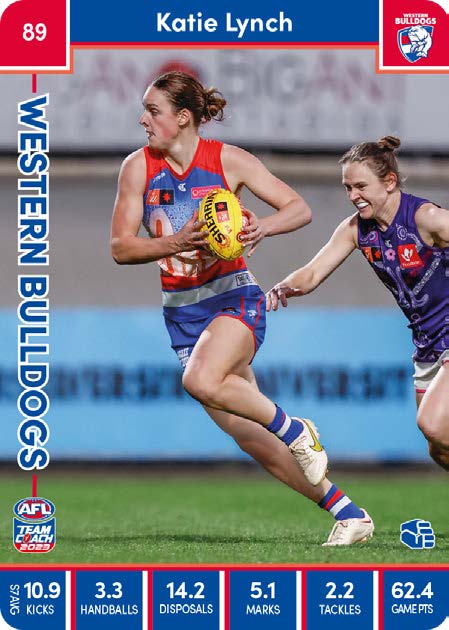 2023 Teamcoach AFLW Common Cards -  Cards 1 to 90 - Pick Your Card