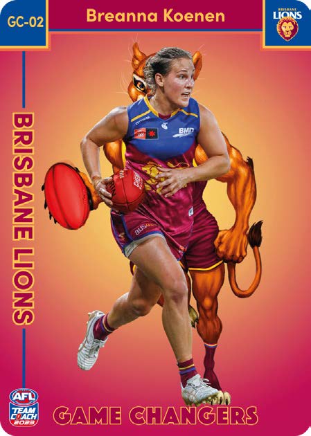 2023 Teamcoach AFLW - Game Changers Cards - Cards GC-01 to GC-18 - Pick Your Card