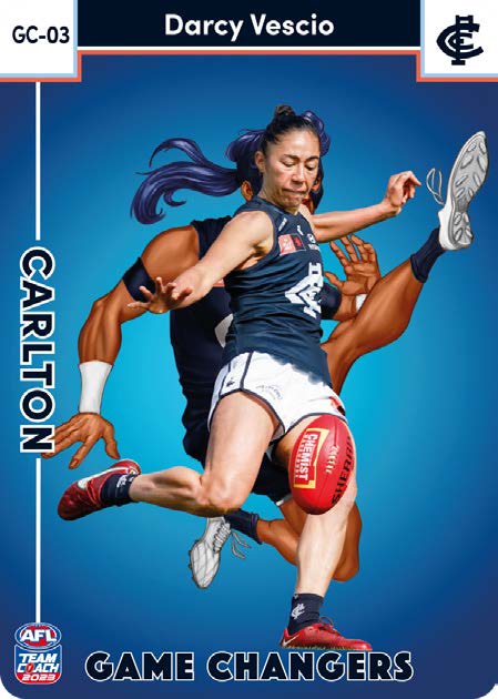 2023 Teamcoach AFLW - Game Changers Cards - Cards GC-01 to GC-18 - Pick Your Card