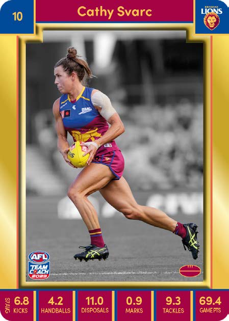 2023 Teamcoach AFLW GOLD Parallel Cards -  Cards 1 to 90 - Pick Your Card