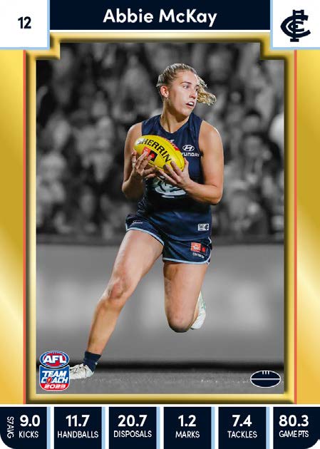 2023 Teamcoach AFLW GOLD Parallel Cards -  Cards 1 to 90 - Pick Your Card