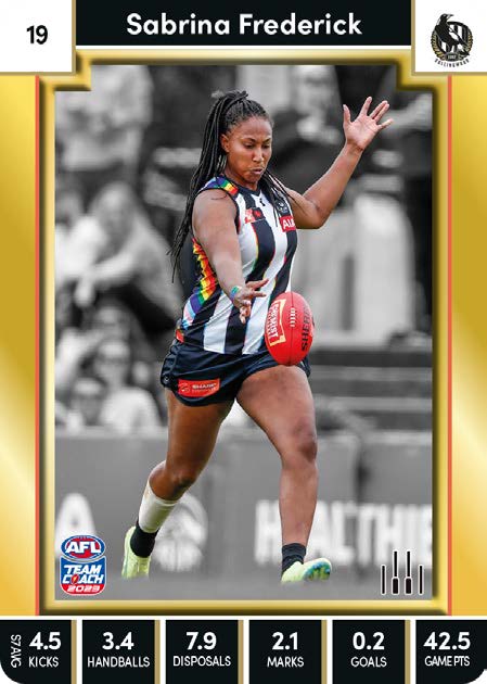 2023 Teamcoach AFLW GOLD Parallel Cards -  Cards 1 to 90 - Pick Your Card