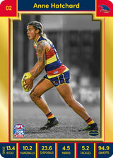 2023 Teamcoach AFLW GOLD Parallel Cards -  Cards 1 to 90 - Pick Your Card