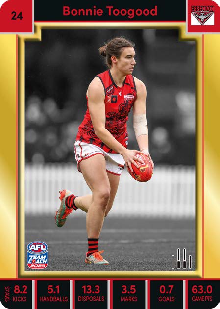 2023 Teamcoach AFLW GOLD Parallel Cards -  Cards 1 to 90 - Pick Your Card