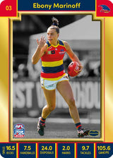 2023 Teamcoach AFLW GOLD Parallel Cards -  Cards 1 to 90 - Pick Your Card