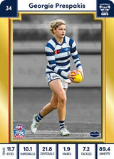 2023 Teamcoach AFLW GOLD Parallel Cards -  Cards 1 to 90 - Pick Your Card