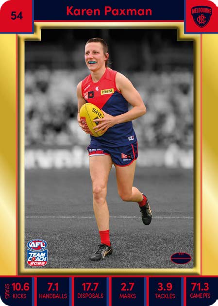 2023 Teamcoach AFLW GOLD Parallel Cards -  Cards 1 to 90 - Pick Your Card