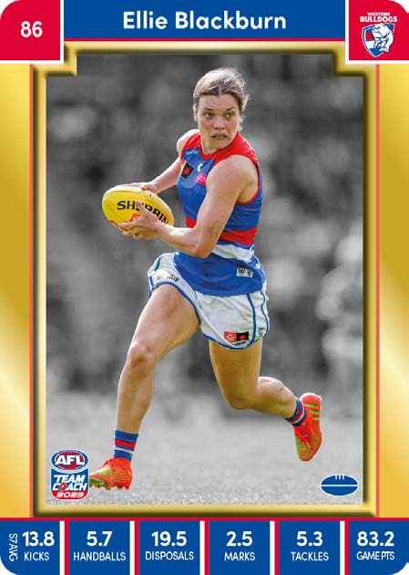 2023 Teamcoach AFLW GOLD Parallel Cards -  Cards 1 to 90 - Pick Your Card
