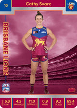 2023 Teamcoach AFLW Silver Parallel Cards -  Cards 1 to 90 - Pick Your Card