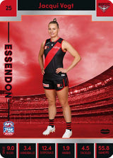 2023 Teamcoach AFLW Silver Parallel Cards -  Cards 1 to 90 - Pick Your Card