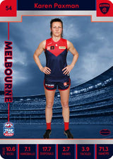 2023 Teamcoach AFLW Silver Parallel Cards -  Cards 1 to 90 - Pick Your Card