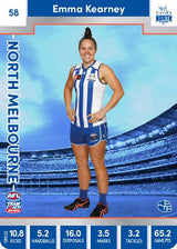 2023 Teamcoach AFLW Silver Parallel Cards -  Cards 1 to 90 - Pick Your Card