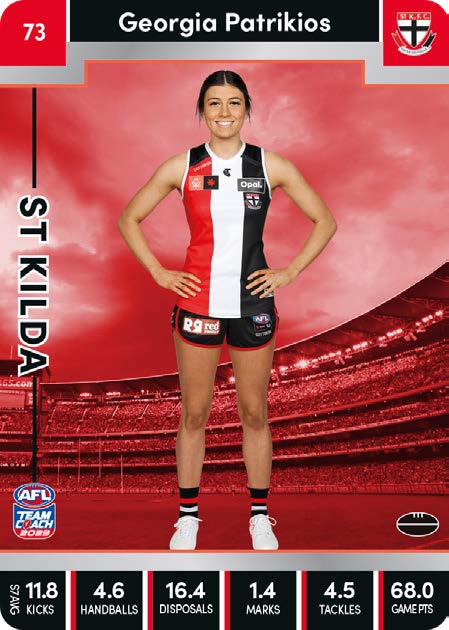 2023 Teamcoach AFLW Silver Parallel Cards -  Cards 1 to 90 - Pick Your Card