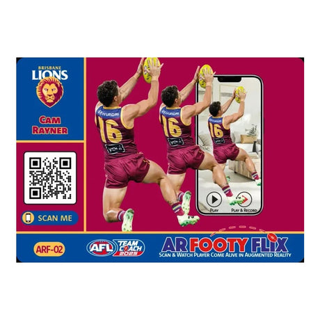 2025 Teamcoach AFL, AR Footy Flix Cards - Cards ARF-01 to ARF-18 - Pick Your Card