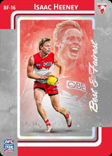 2025 Teamcoach AFL Silver Best & Fairest Cards - Cards BF-01 to BF-18 - Pick Your Card