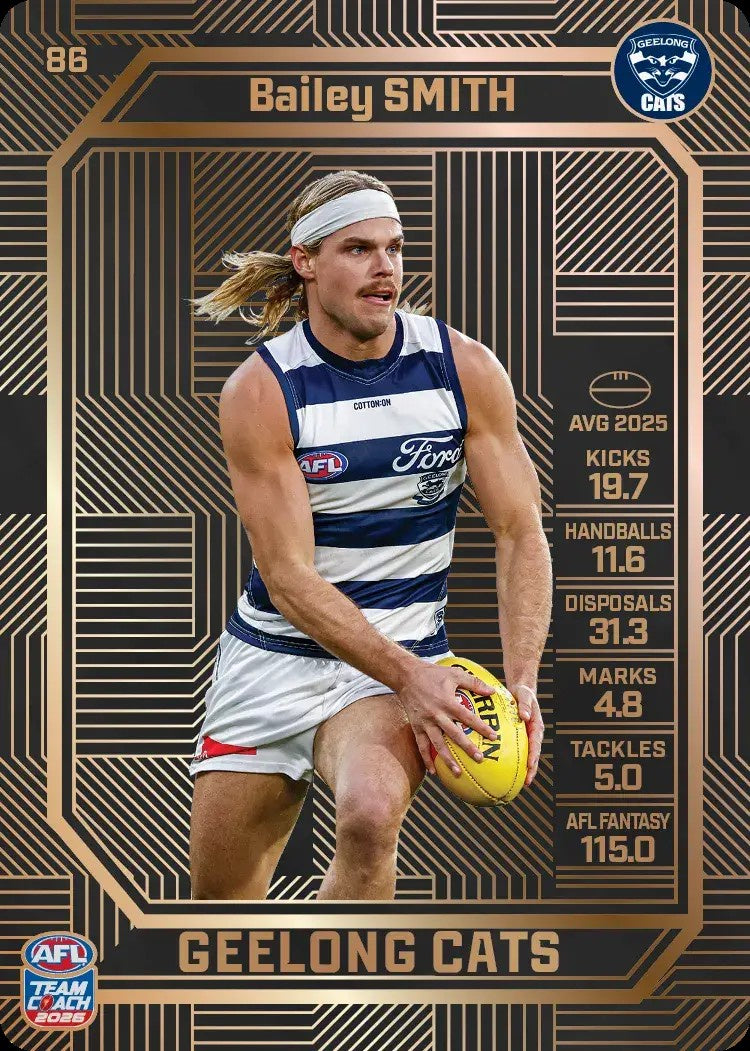 Bailey Smith, #86, Bronze, 2026 Teamcoach AFL