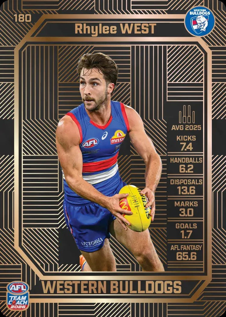 Rhylee West, #180, Bronze, 2026 Teamcoach AFL