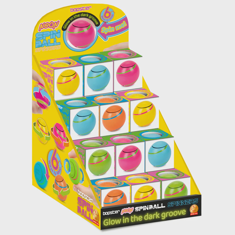 Bopster -Neon Spin Ball Spinner (Assorted)
