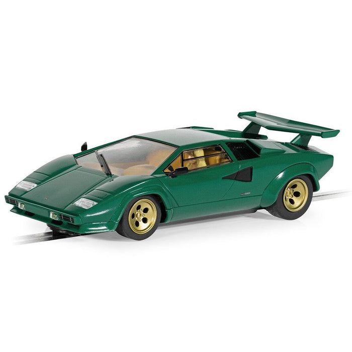 Scalextric C4500 Lamborghini Countach - Verde Pino, Slot Car