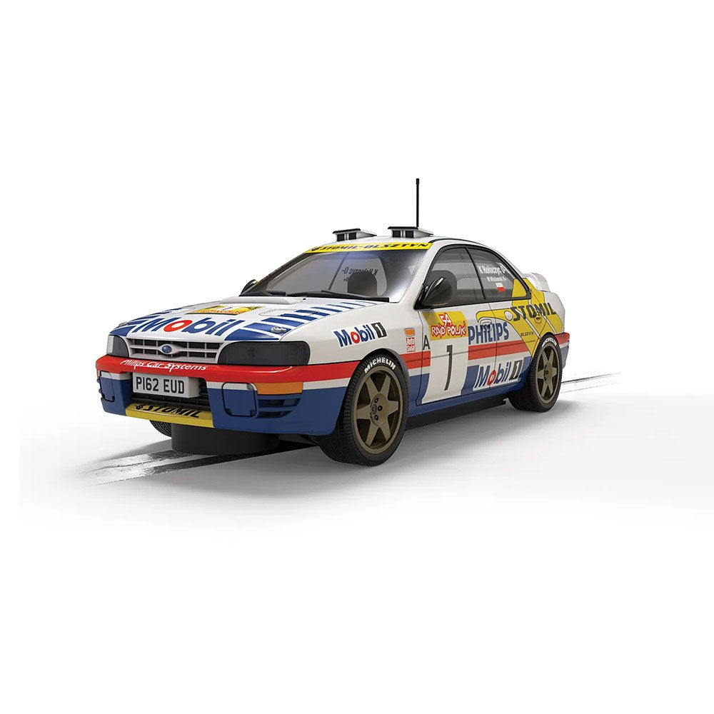 SCALEXTRIC SUBARU IMPREZA WRX - 1997 ERC CHAMPION Slot Car