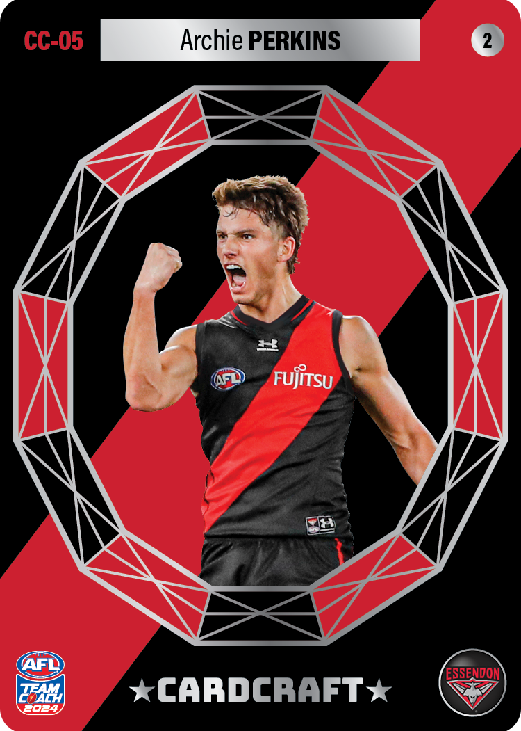 Archie Perkins, CC-05-2, Card Craft, 2024 Teamcoach AFL
