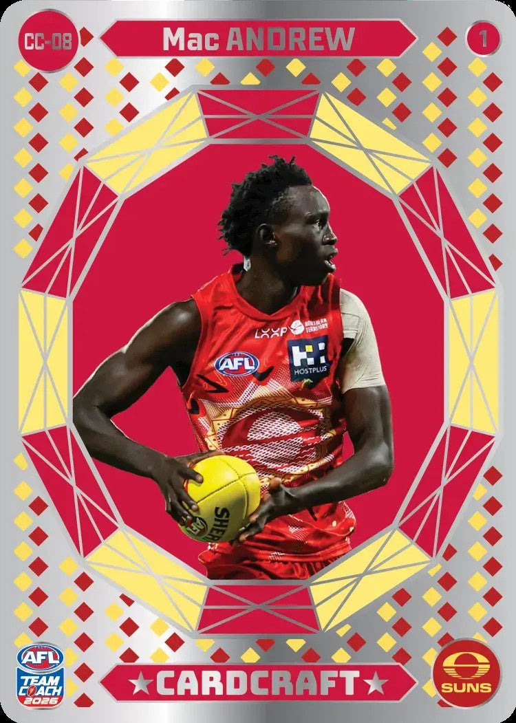 Mac Andrew, CC-08-1, Card Craft, 2026 Teamcoach AFL