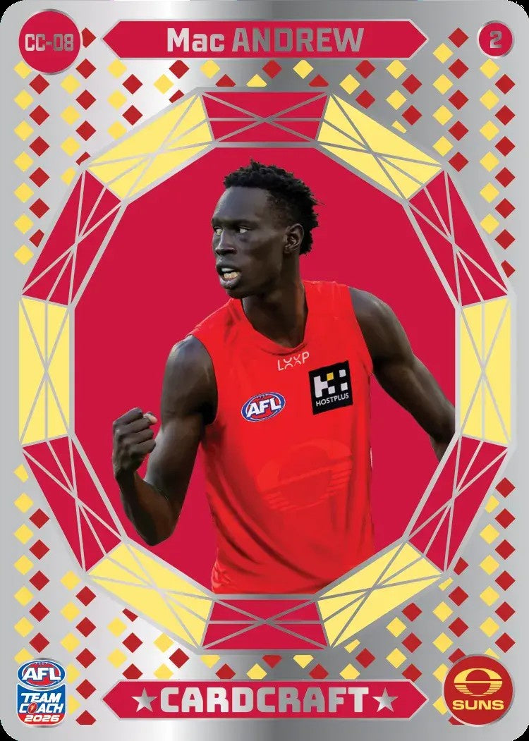 Mac Andrew, CC-08-2, Card Craft, 2026 Teamcoach AFL