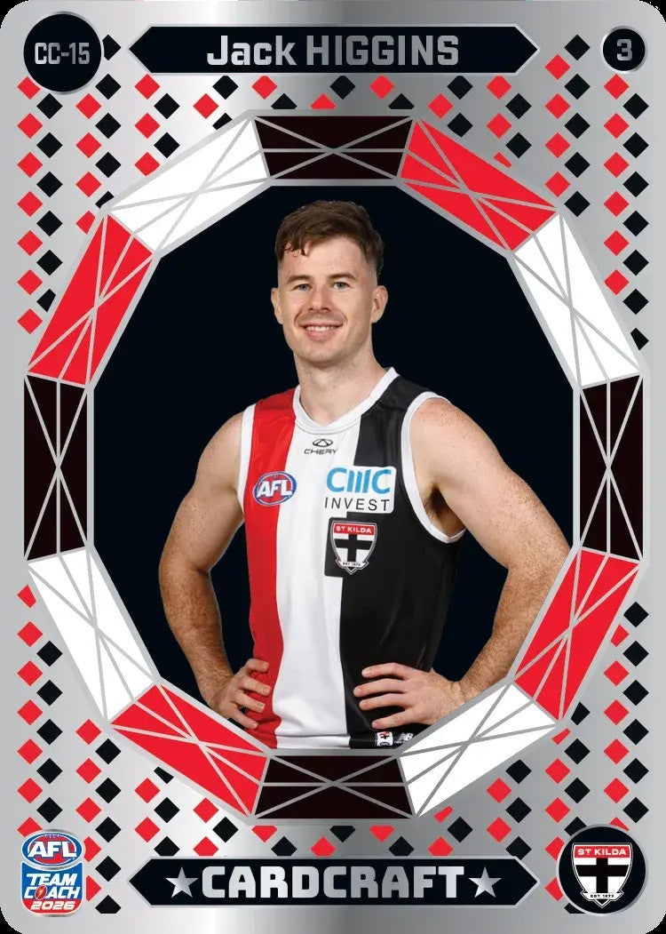 Jack Higgins, CC-15-3, Card Craft, 2026 Teamcoach AFL