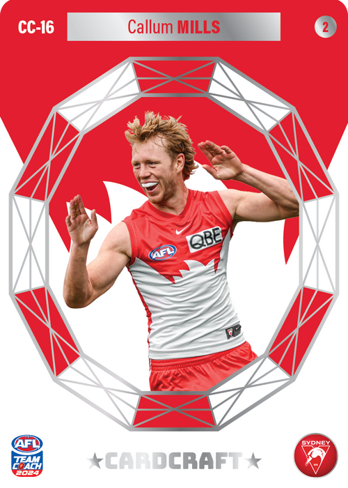 Callum Mills, CC-16-2, Card Craft, 2024 Teamcoach AFL