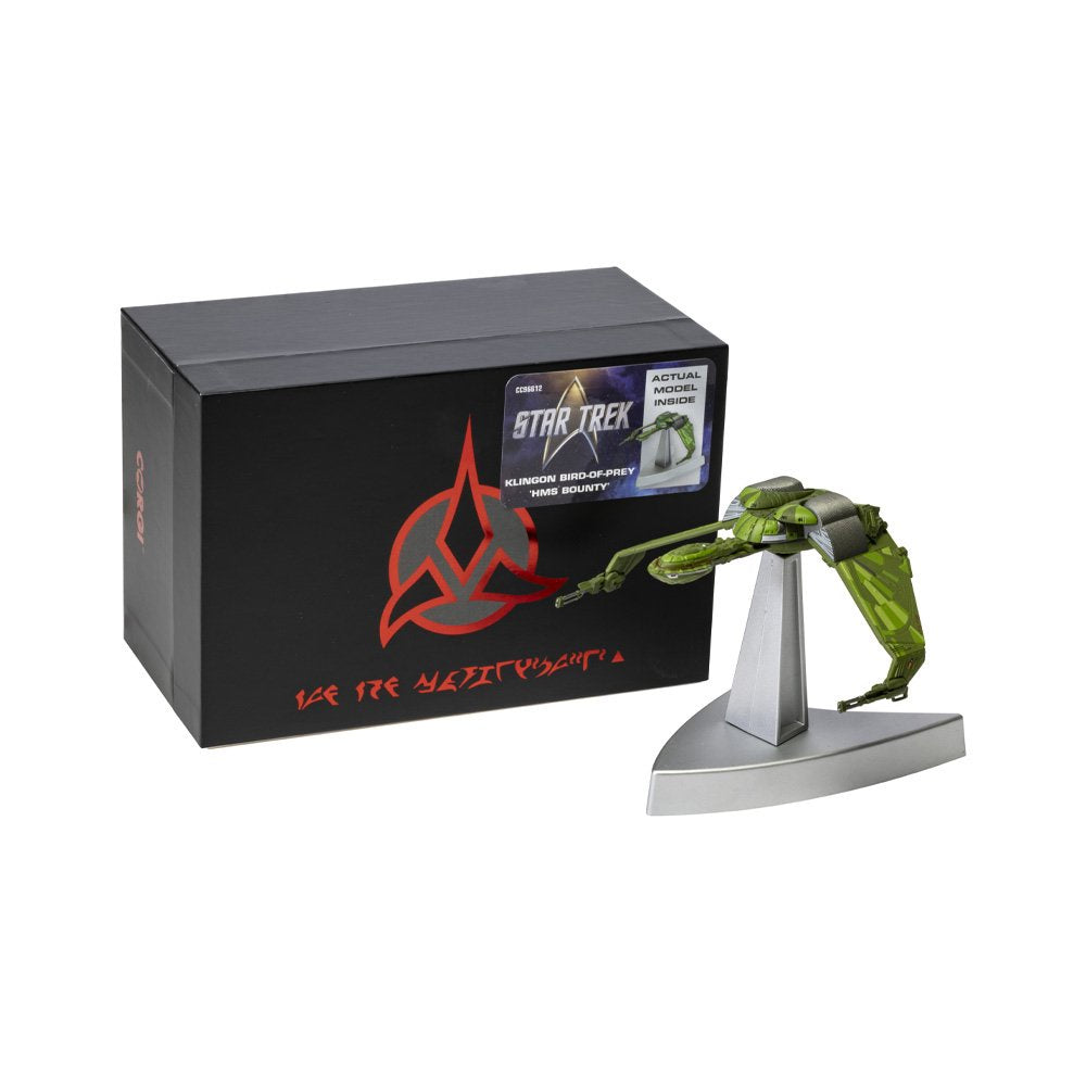 CORGI STAR TREK - KLINGON BIRD OF PREY (THE VOYAGE HOME) - Diecast Model with Stand