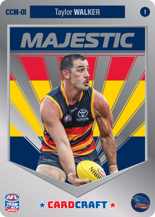 Taylor Walker, CCM-01-1, Majestic Card Craft, 2024 Teamcoach AFL