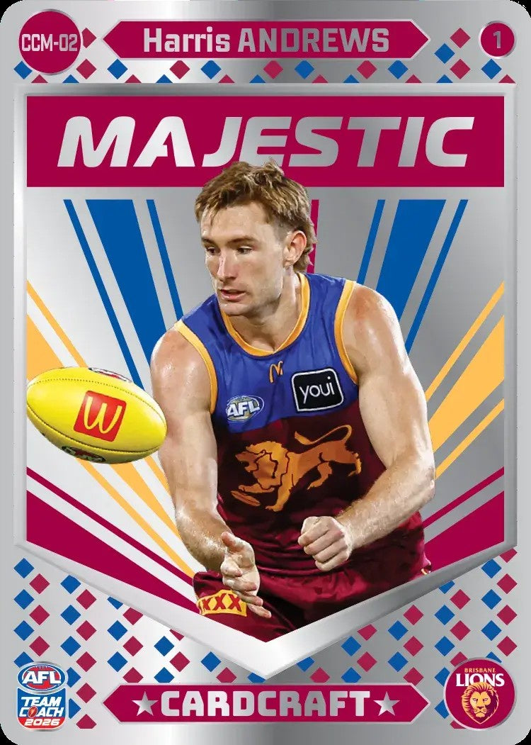 Harris Andrews, CCM-02-1, Majestic Card Craft, 2026 Teamcoach AFL