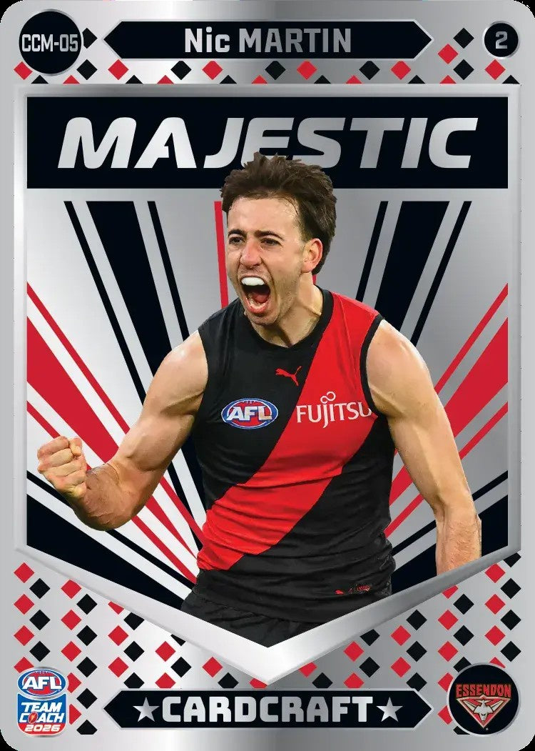Nic Martin, CCM-05-2, Majestic Card Craft, 2026 Teamcoach AFL