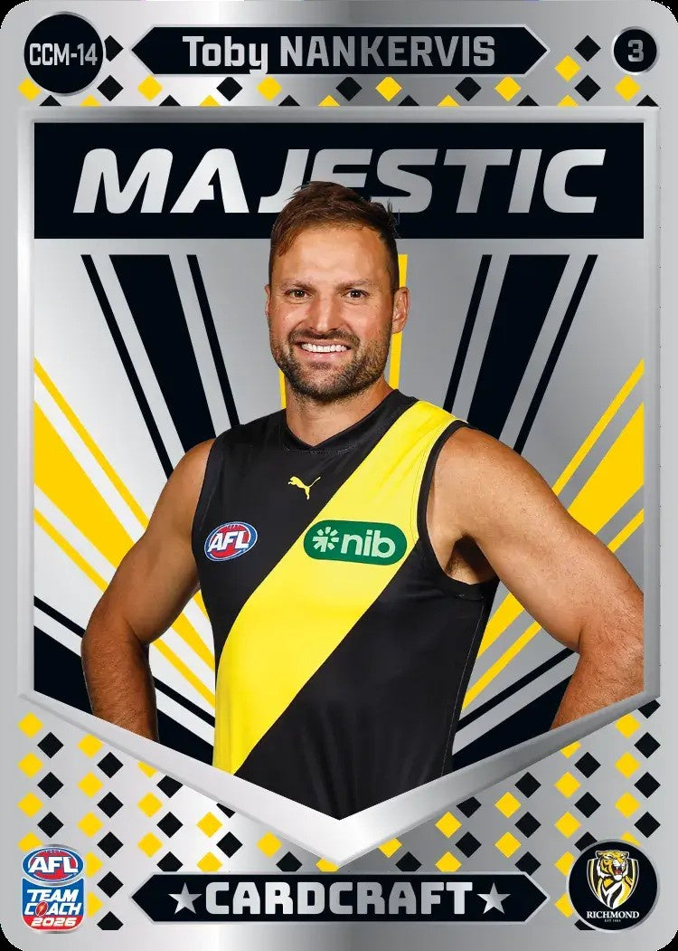 Toby Nankervis, CCM-14-3, Majestic Card Craft, 2026 Teamcoach AFL