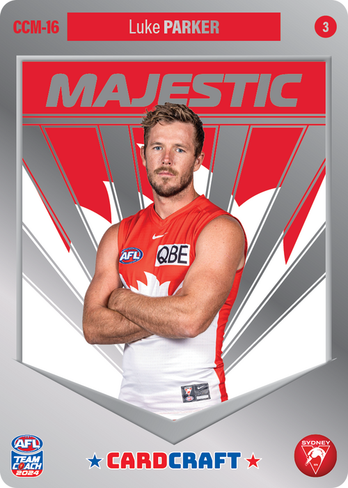 Luke Parker, CCM-16-3, Majestic Card Craft, 2024 Teamcoach AFL