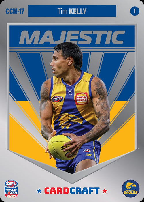 Tim Kelly, CCM-17-1, Majestic Card Craft, 2024 Teamcoach AFL