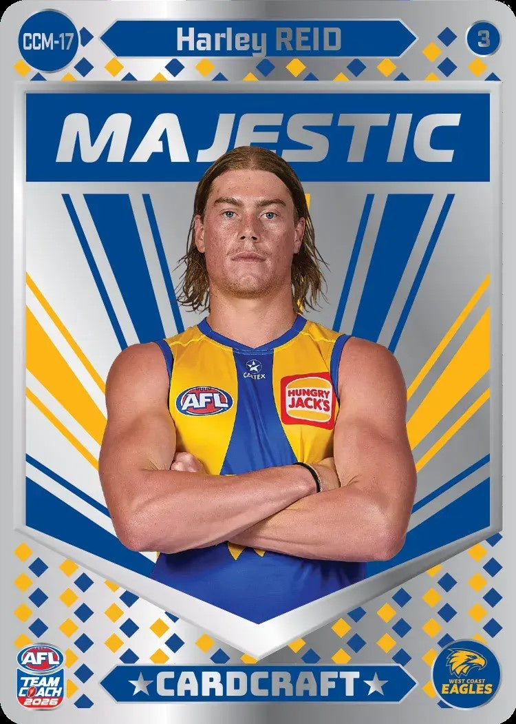 Harley Reid, CCM-17-3, Majestic Card Craft, 2026 Teamcoach AFL
