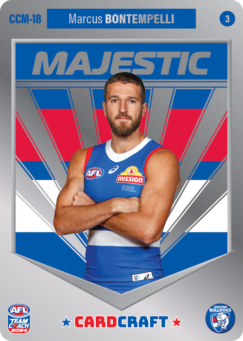 Marcus Bontempelli, CCM-18-3, Majestic Card Craft, 2024 Teamcoach AFL